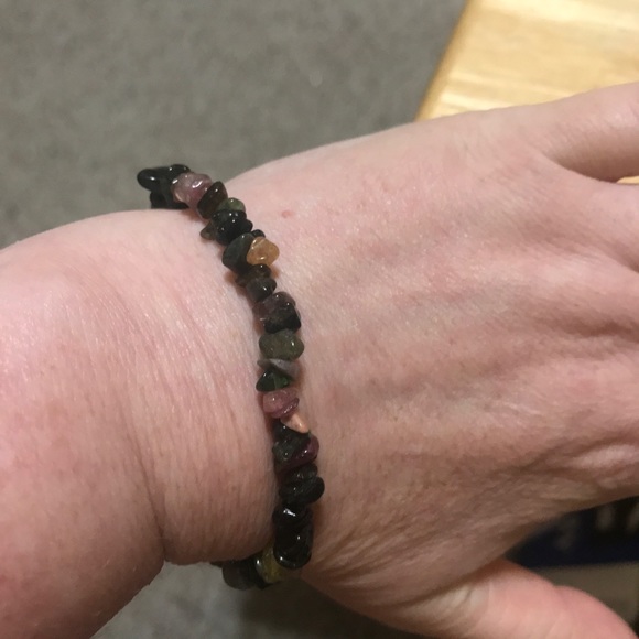 Multicolor tourmaline bracelet - Picture 4 of 4